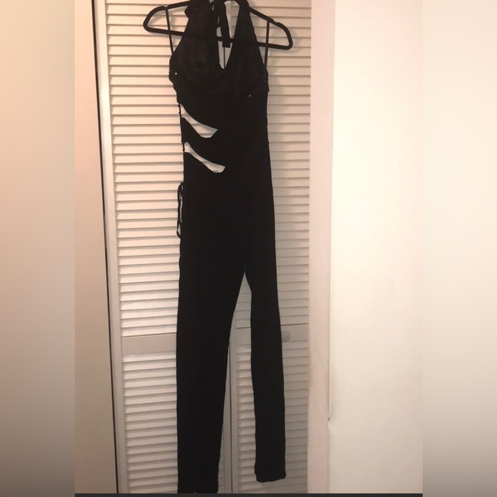 🔥Bebe  tie neck stylish jumpsuit 🔥🔥🔥 - Picture 8 of 8